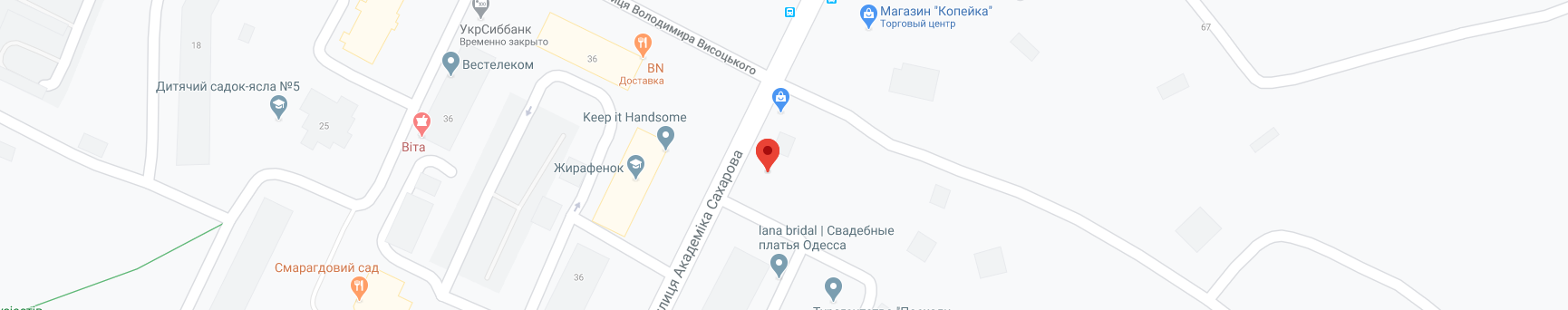 Карта Google ЖК 59 Жемчужина